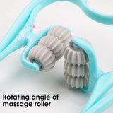 Cervical Spine Massager Swan Shape Six-wheel Neck Massager Roller Pressing Manual Massage Cervical Spine Health Care